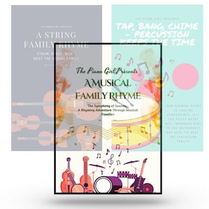 Symphony of Sounds: een rijm, factsheet en activiteitenblad om kennis te maken met de muzikale families
