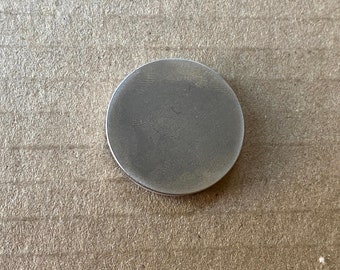 1/8" Thick Mild Steel Blank Bulk Quantity (10 - 100), Disc, Raw Steel, Raw Finish,American Steel,Laser Cut Steel Blanks, A36 Steel 1"-1 1/2"