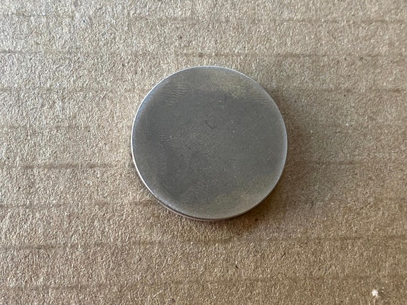 1/8" Thick Mild Steel Blank, Disc, Raw Steel, Raw Finish, Pick a Diameter, American Steel, Laser Cut Steel Blanks, A36 Steel 1"-1 1/2"