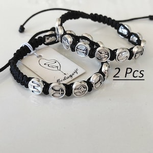 Bracelet Rosary Virgin Mary Jesus Our Lad Divine Mercy  Medjugorje