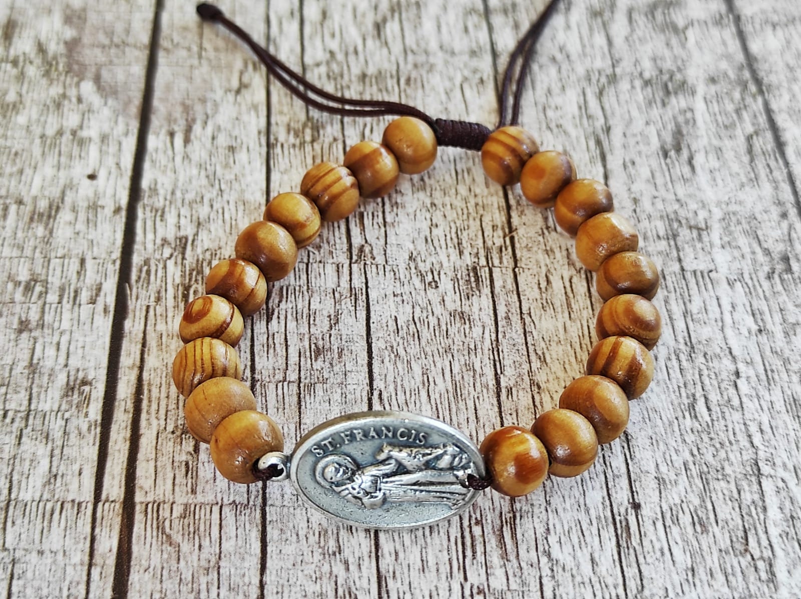 St Francis Bracelet Etsy UK