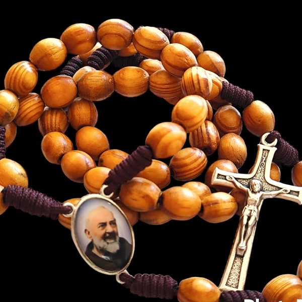St Padre Pio ROSARY Saint medal BLESSED