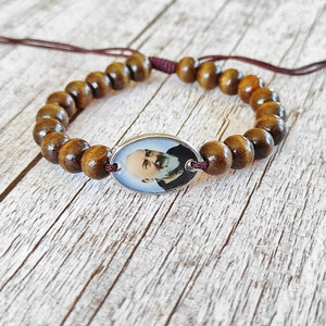 Padre Pio Bracelet medals gift Men Women