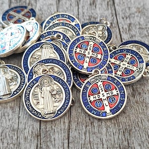 wholesale Saint St Benedict Medals Box  20, 50 , 100  pcs Holy medals