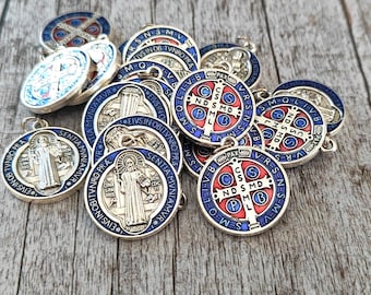 wholesale Saint St Benedict Medals Box  20, 50 , 100  pcs Holy medals