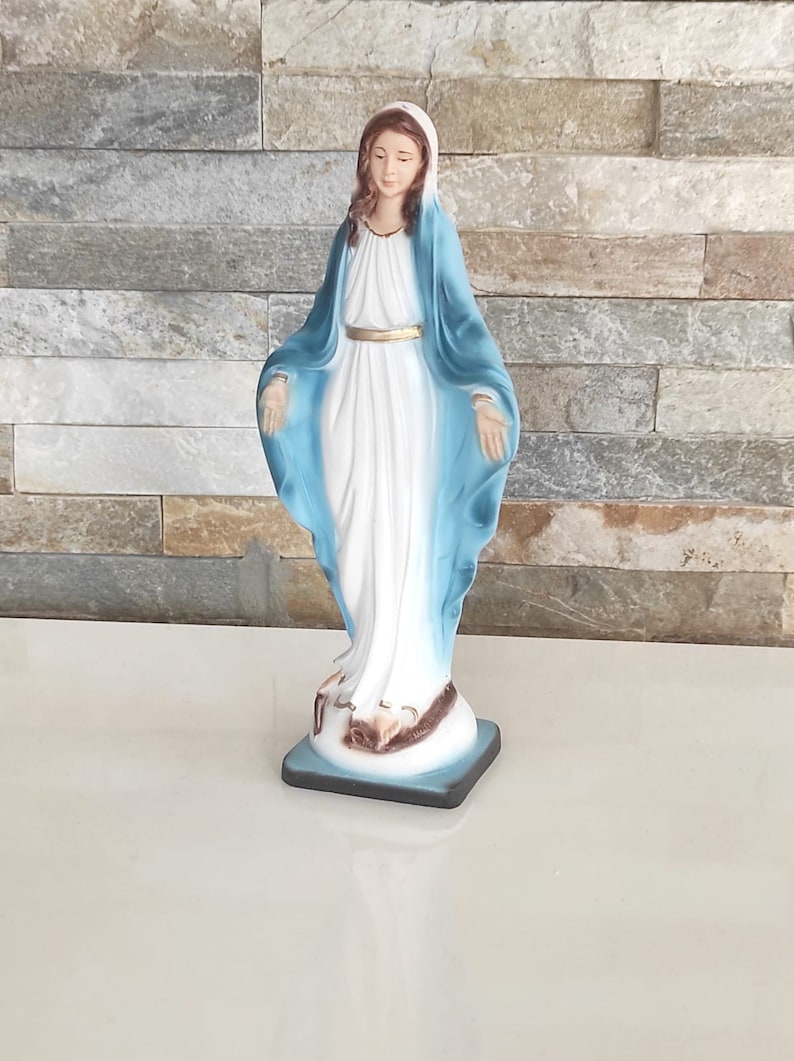 Our Lady of Grace Statue Virgin Mary Statue Our Lady Statue Etsy