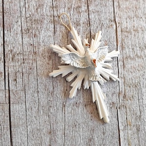 Holy Spirit of God Wall Trinity Dove Statue Cross Confirmation Keepsake