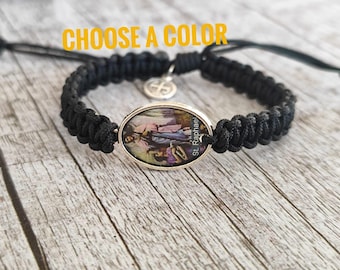 St Raphael Bracelet Medal St Benedict Pendant