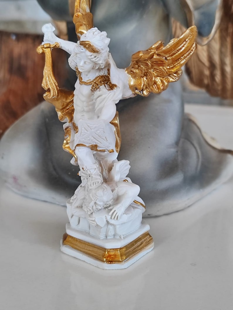 Saint St Michael Archangel Statue Sculpture - Etsy