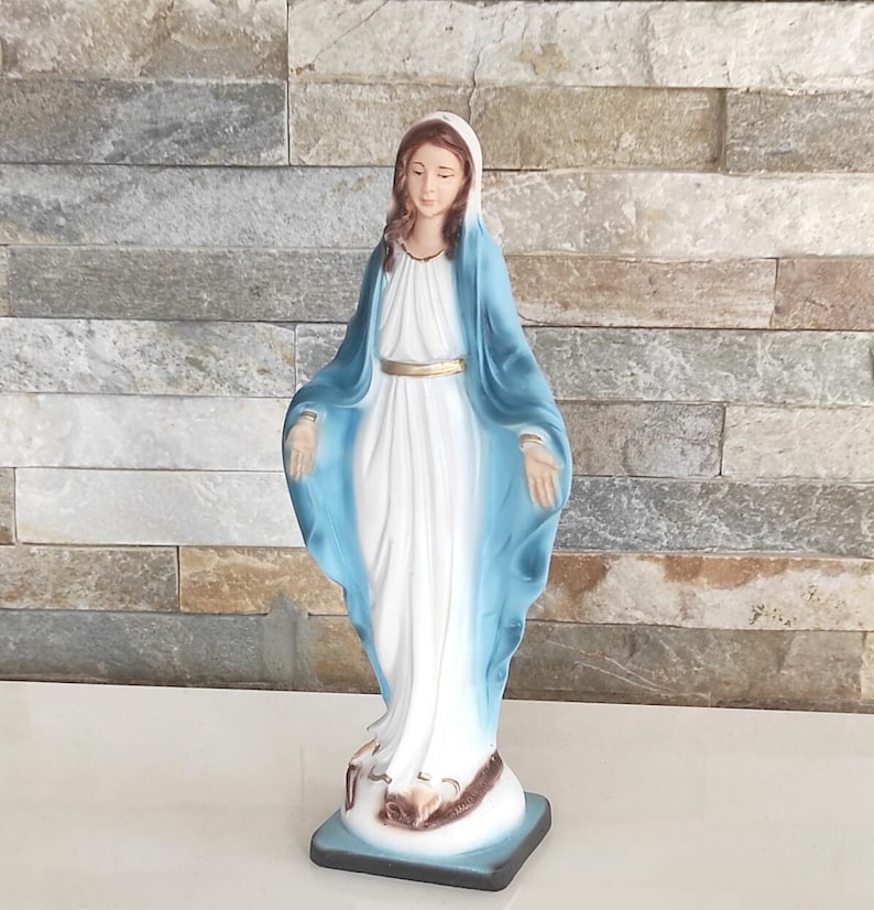 Our Lady of Grace Statue Virgin Mary Statue Our Lady Statue Etsy