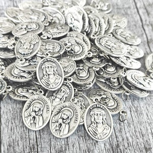 Mater Dolorosa Our Lady of Sorrows Medal - Ecce Homo Medallion - Lot Box