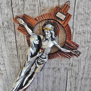 Sorrowful Mother Passion Crucifix of Christ Crucifix Hanging Wall Plaque Cross Jesus Christ Virgin Mary Our Lady