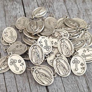 St Peregrine Medals box 15, 25, 50 , 100 pcs Holy medals