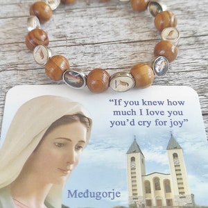 Maagd Maria Jezus Medjugorje Armband cadeau mannen vrouwen medailles