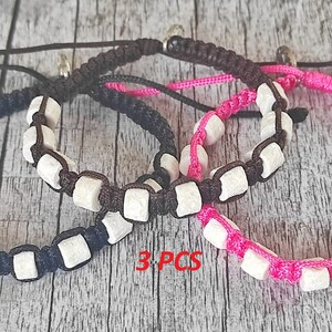 Steine Armband aus Der Apparition Hill Stein auf Cord handgefertigt von Medjugorje Geschenk Frauen Mann
