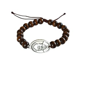 St Charbel bracelet medals Gift for Men Women Religious  Bracelet, Gift for Him