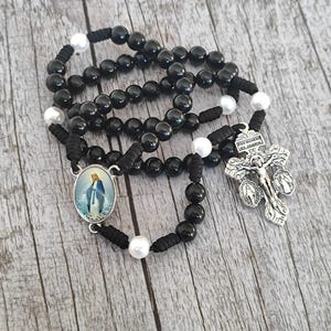 Pardon cross rosary Miraculous Medal Rosary Holy Spirit - Pardon cross St Benedict medals