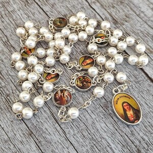 Seven Sorrows Rosary Mater Dolorosa Our Lady of Sorrows medals