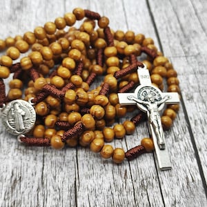 St. Benedict 15 Decade Rosary 20 Decade Rosary Sacred Mysteries Rosary