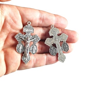 Pardon crucifix cross box  pcs catholic cross 2.16 Inch