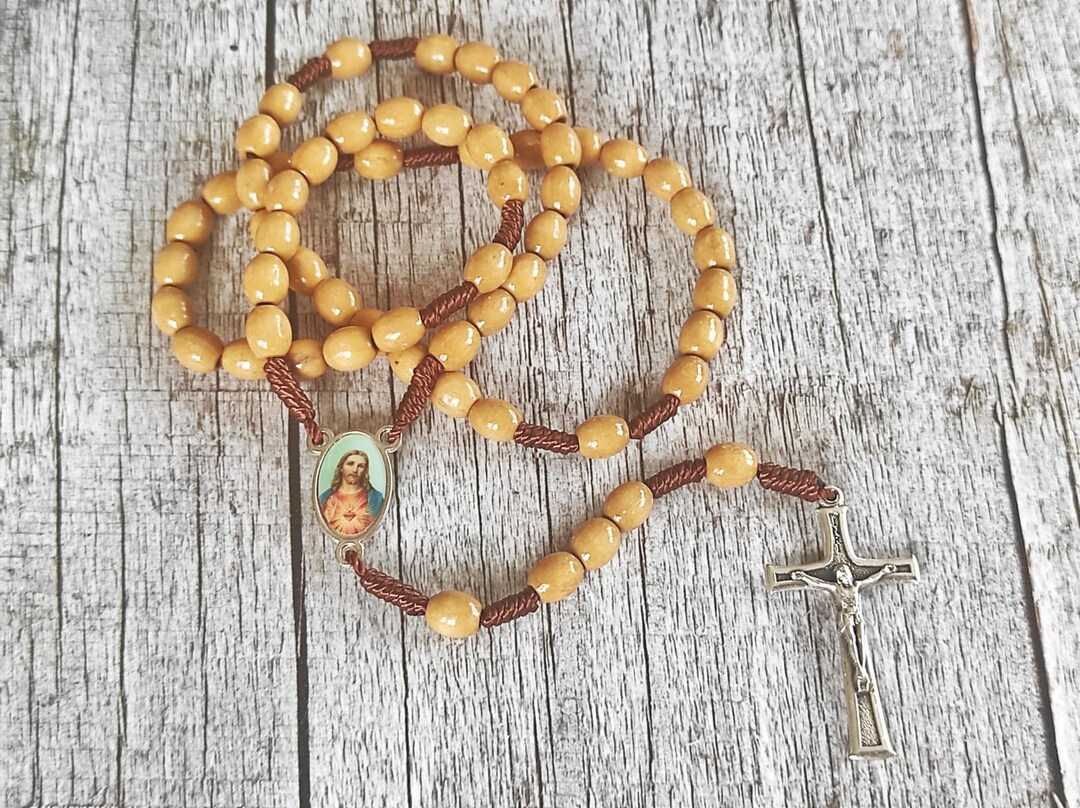 Sacred Heart of Jesus Rosary Thank You Rosary - Etsy