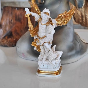 Saint St Michael Archangel Statue sculpture