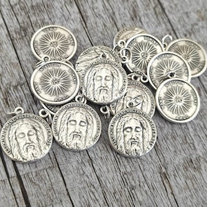 Médailles de la Sainte Face du Christ - Médaille latine des cinq plaies de Jésus - Seigneur, fais briller ton visage sur nous
