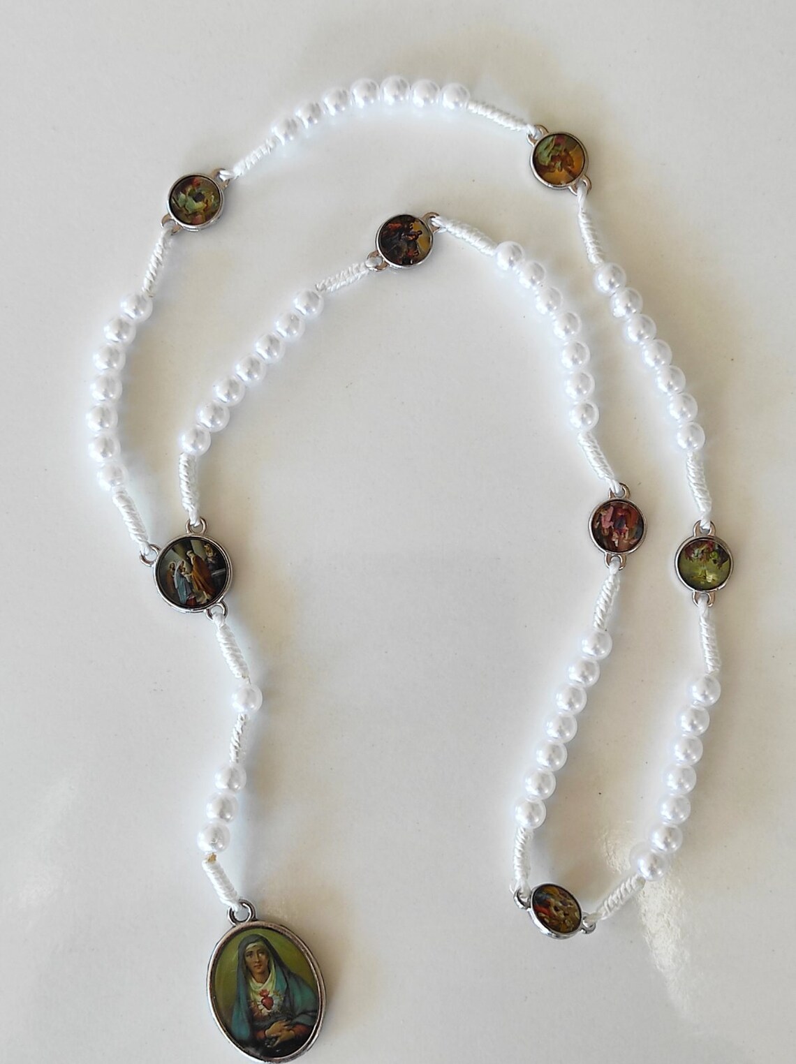Chaplet of Seven Sorrows of Blessed Virgin Mary Our Lady of Sorrow ...