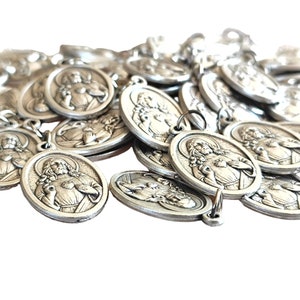 Holy hart of Jesus Sacred Medals Sacred Heart of Mary medals pcs Holy medals, catholic