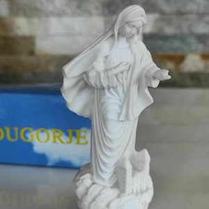 Statue of Our Lady of Medjugorje Mother of God Our Lady 4&quot;