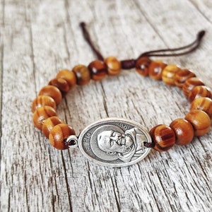 Pulsera Padre Pío Rosario Nuestra Señora Virgen María Regalo