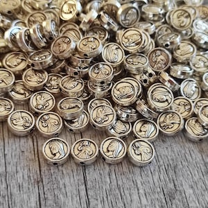 Our Lady Virgin Mary Medjugorje Jesus Divine Mercy medals  lot bulk medals 15,20, 50 pcs Rosary Bracelet medal