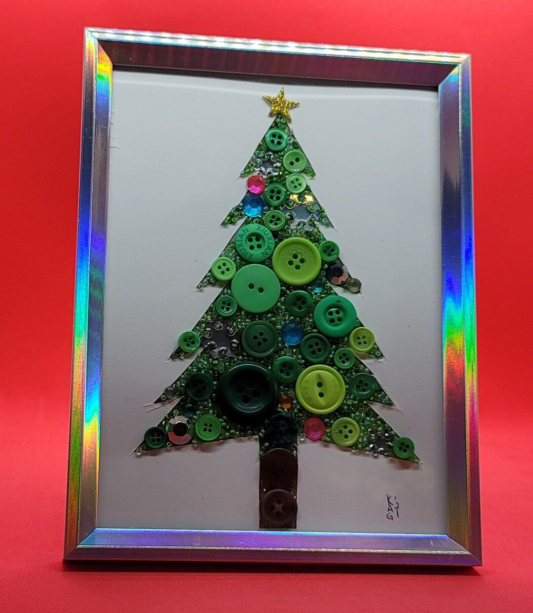 Balzer Designs: Christmas Button Tree