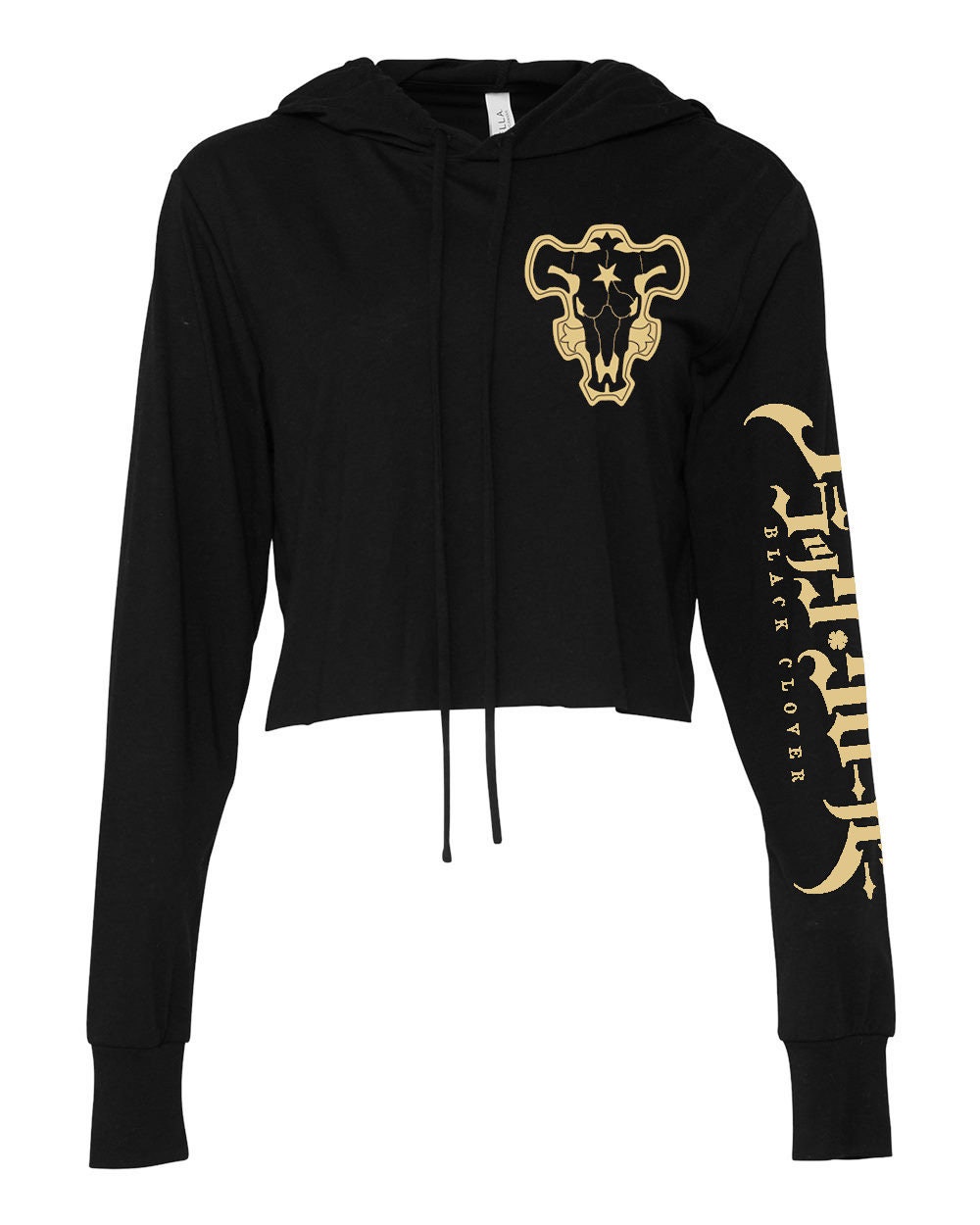 Black bulls hoodie black clover sales