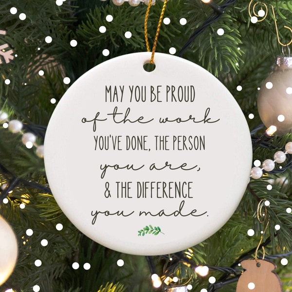 Employee Ornament Etsy