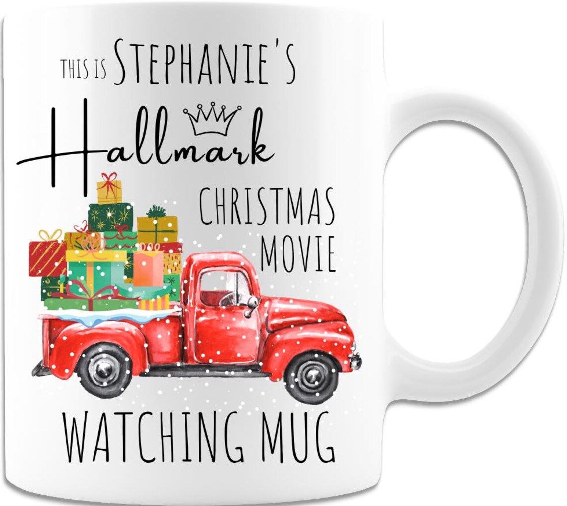Personalized Hallmark Christmas Movie Watching Coffee Mug  Etsy