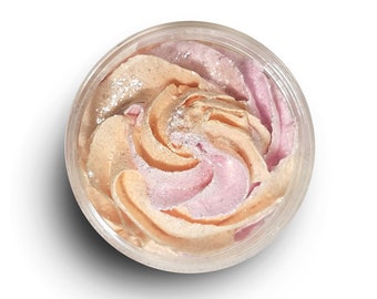 Foaming Tropical Fruit Scented Body Scrub with Dead Sea Salt and Sugar