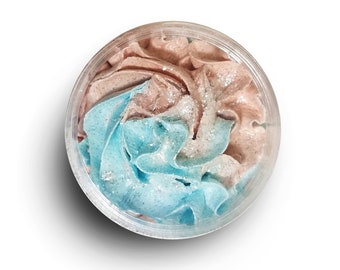 Foaming Body Scrub with Dead Sea Salt and Sugar Sea Salt & Orchid Scented Body Polish