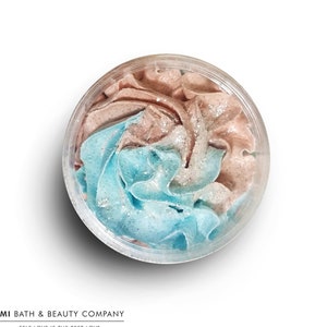 Foaming Body Scrub with Dead Sea Salt and Sugar Sea Salt & Orchid Scented Body Polish