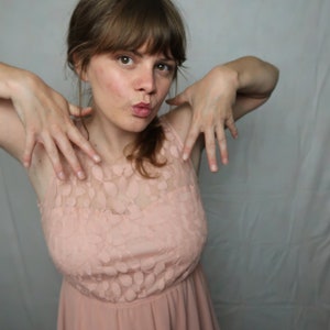 Freebird Medium Lace Dress - can be a formal dress or be dressed down with the jean jacket & vans!