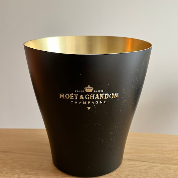 Moet Chandon Champagne Bucket (Black & Gold)