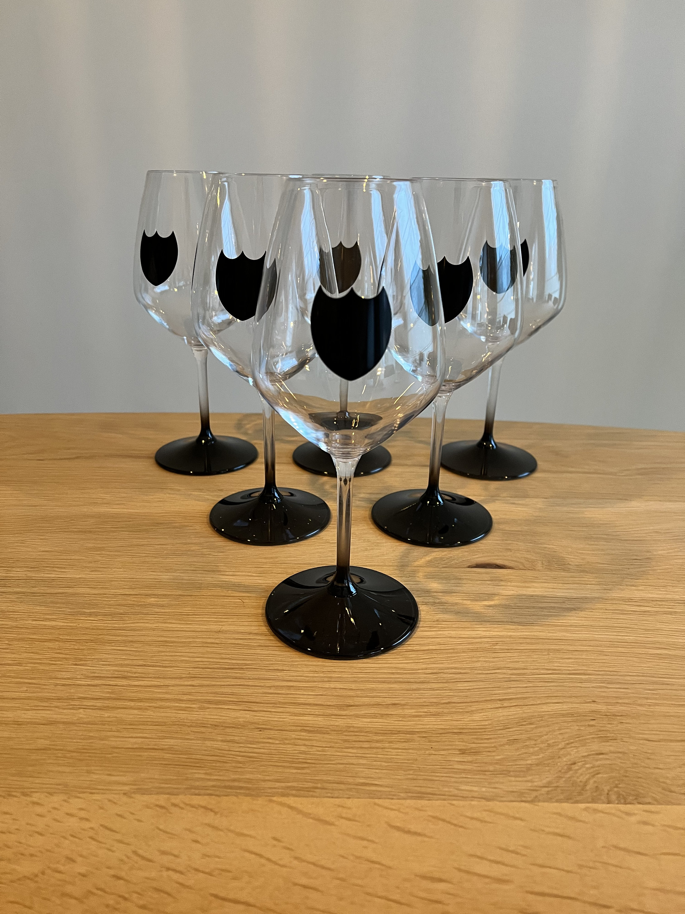 Dom Perignon Glasses Set of 6 Champagne Etsy