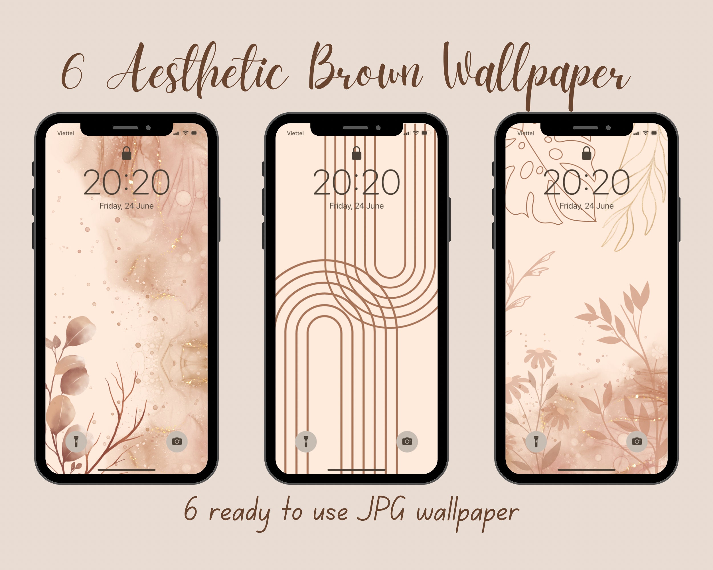 Download Louis Vuitton Wallpaper iphone boho Aesthetic pastel