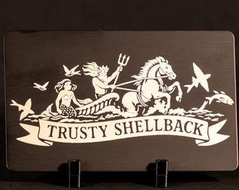 Laser Engraved Shellback Card / Wallet Card / Two-Sided