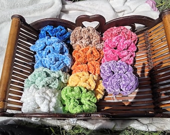 Crochet Scrunchies: Soft Durable Hair Accessories