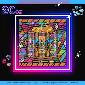 Strassbecher-Vorlage: SS20 5 mm Bling-Design (PNG-Download)