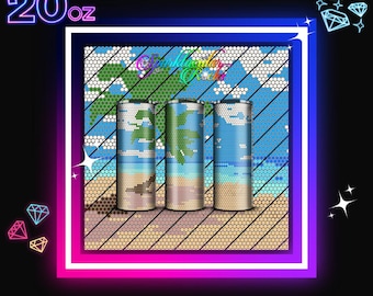 Rhinestone Tumbler Template: SS16 4mm Bling Design (PNG Digital Download