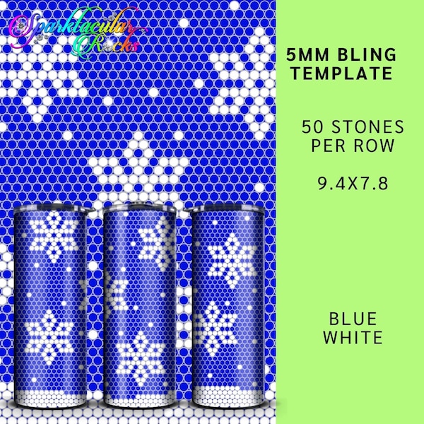 167 Rhinestones Tumbler Templates |  ss20 5mm | bling tumbler | bling | 50 stones per row | 20 oz straight tumbler | png template