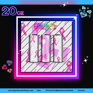 Rhinestone Tumbler Template: SS20 5mm Bling Design (PNG Digital Download)