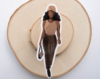 Come Through Dripping, Black Woman Sticker, Black Girl Sticker,For Black People, BLM Stickers, Black People, Black Owned, Black Gifts
